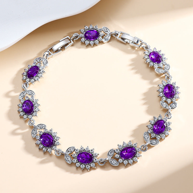 Bracciale zirconi semplice