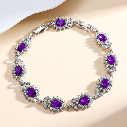 Bracciale zirconi semplice
