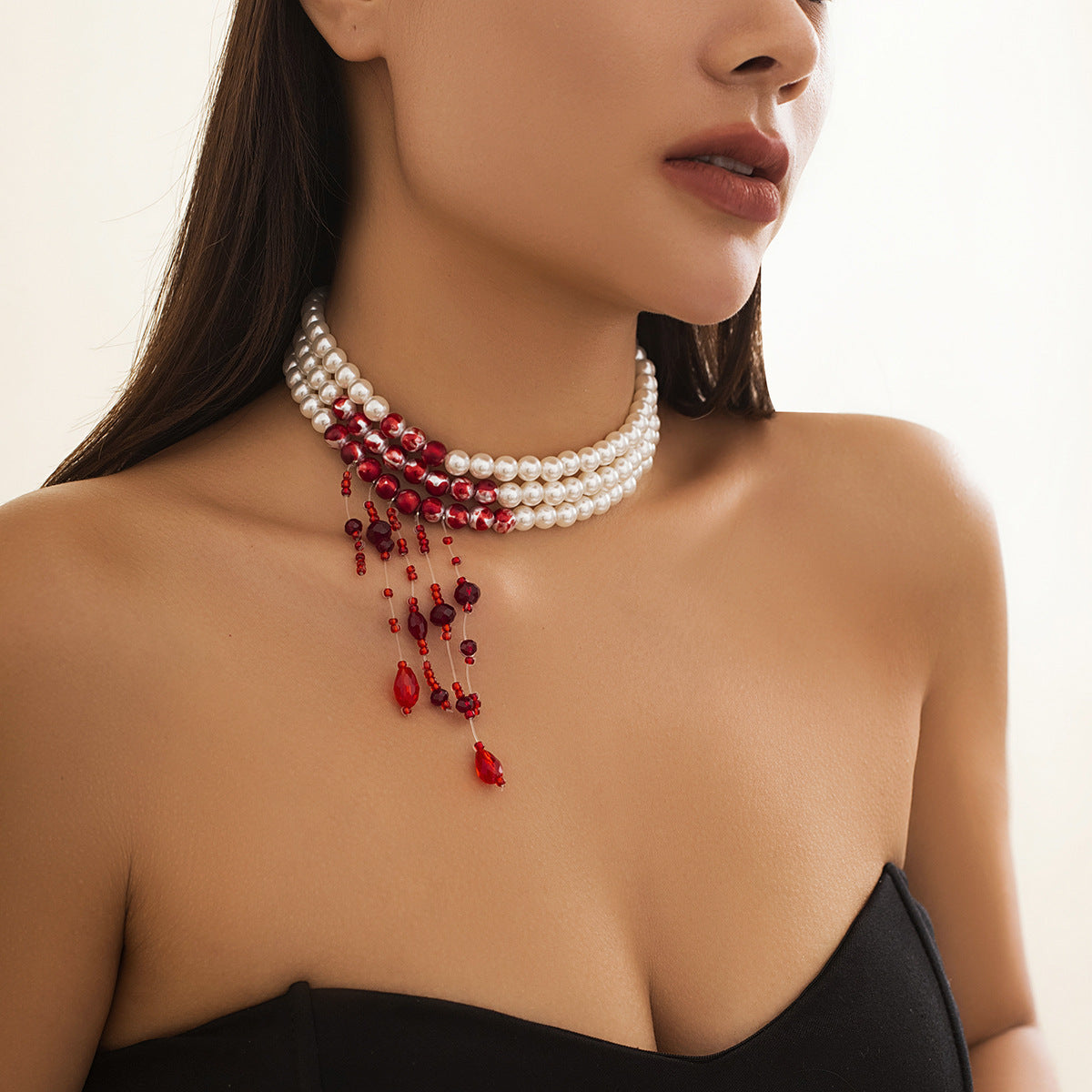 Collana gotica in perla