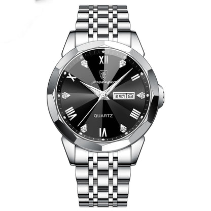 Orologio doppio calendario quarzo