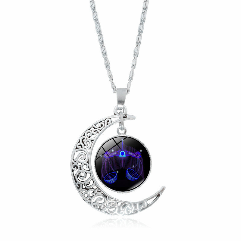 Collana segno zodiacale luna
