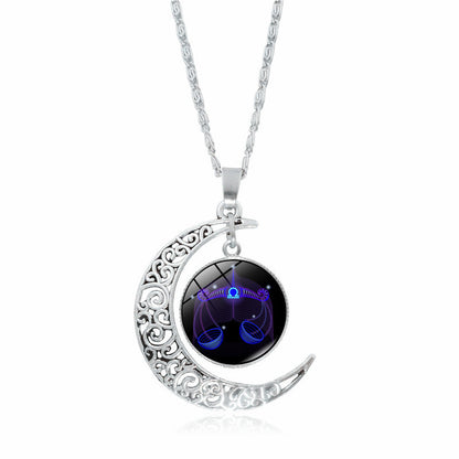 Collana segno zodiacale luna
