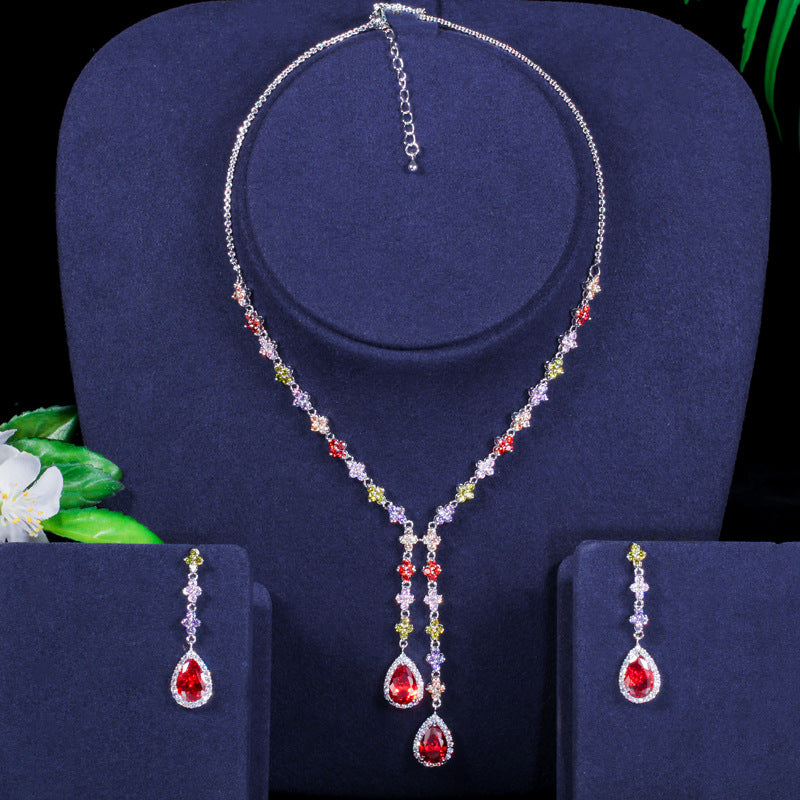 Parure collana e orecchini
