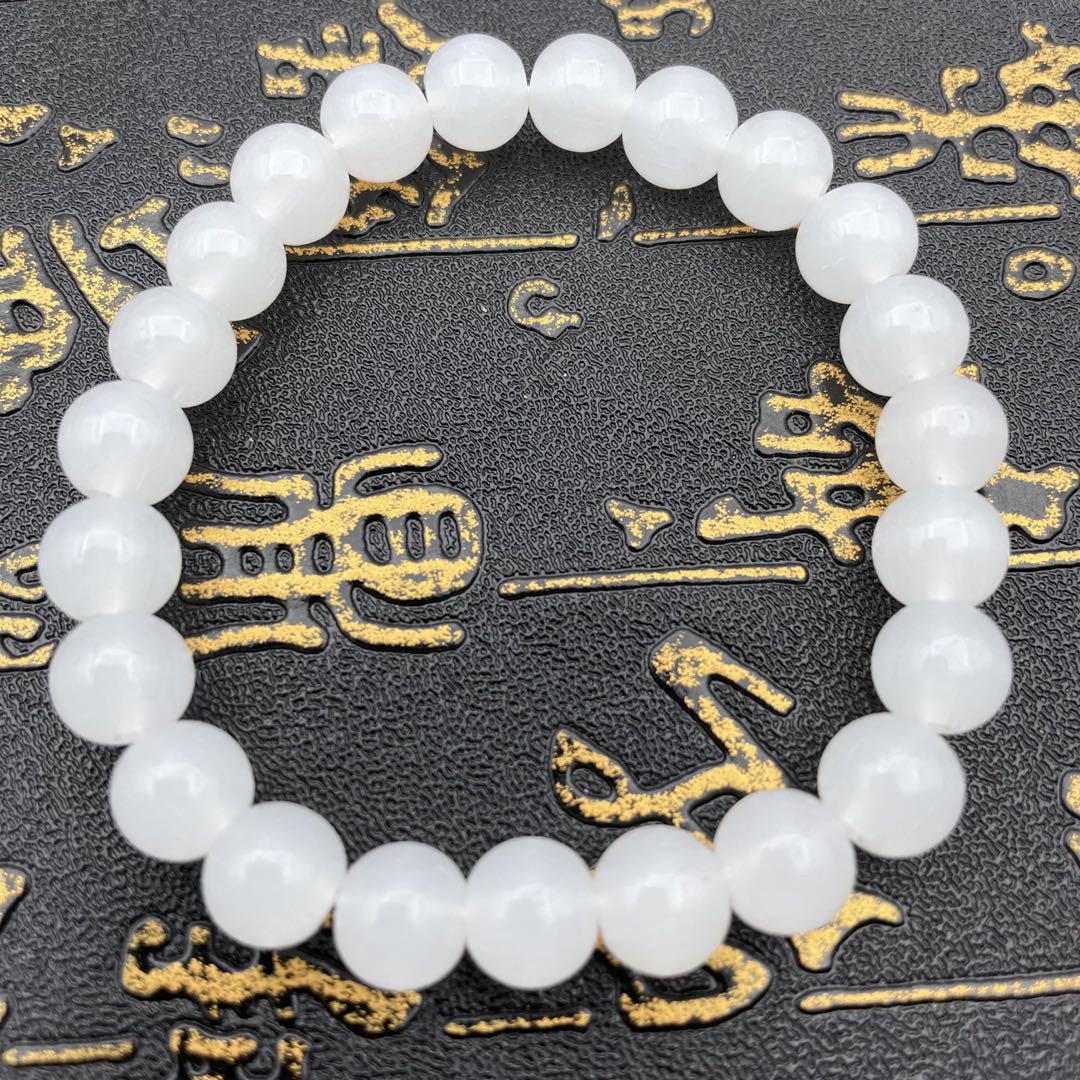 Bracciale marmo bianco