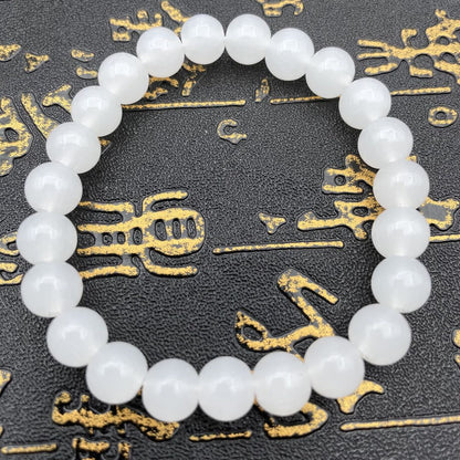 Bracciale marmo bianco