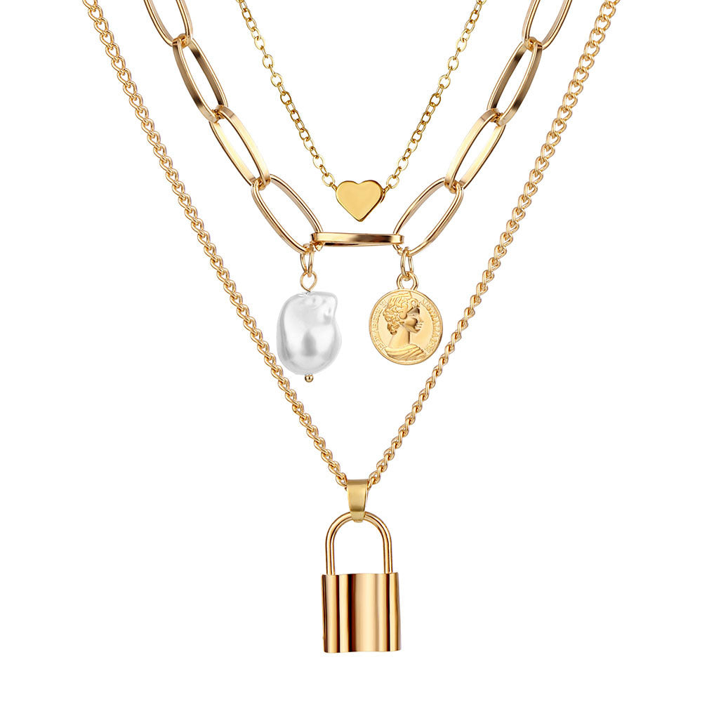Collana perle barocche Retro personalizzabile
