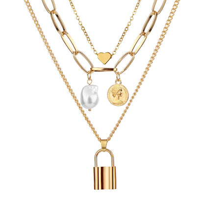 Collana perle barocche Retro personalizzabile