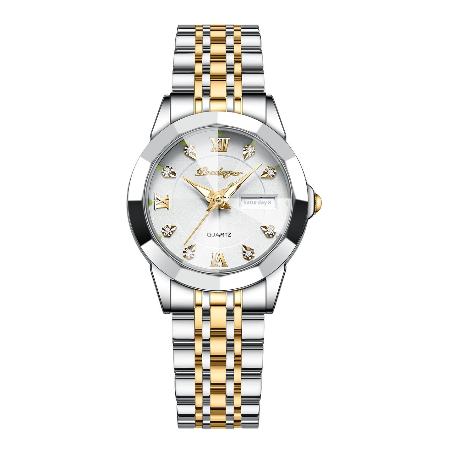 Orologio donna calendario doppio luminoso