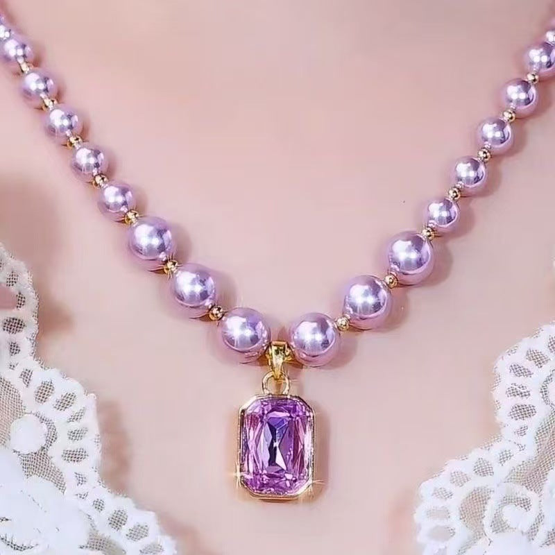 Collana perla bianca