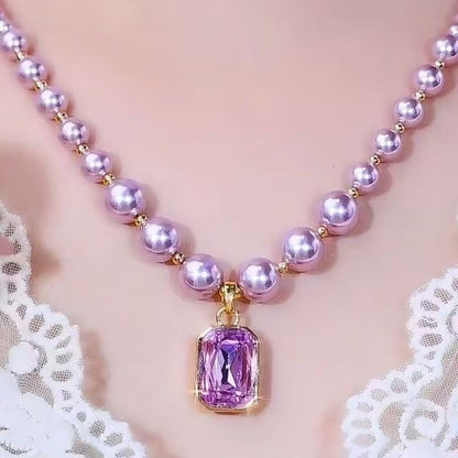 Collana perla bianca