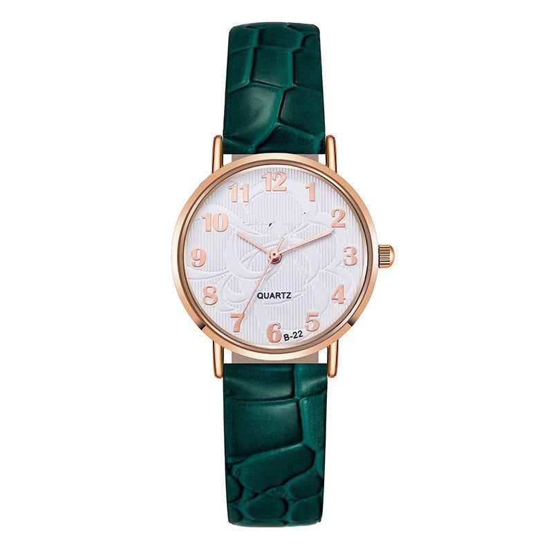 Orologio da donna impermeabile semplice al quarzo