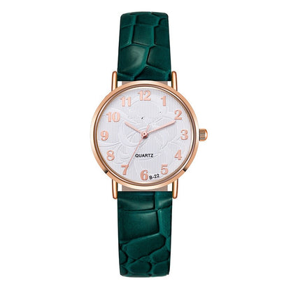 Orologio da donna impermeabile semplice al quarzo