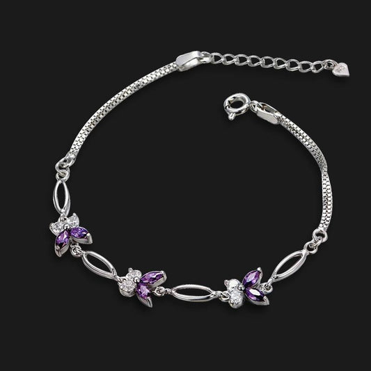 Bracciale Farfalla Ametista