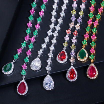 Parure collana e orecchini