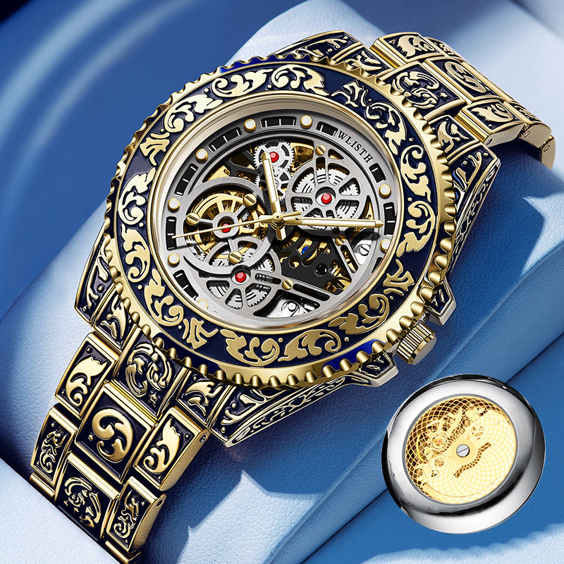 Orologio meccanico vintage luminoso