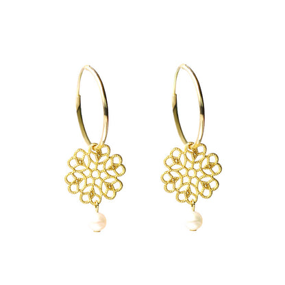Orecchini barocchi con perle