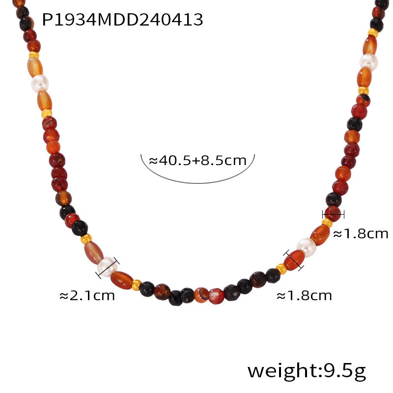 Collana minimalista retrò