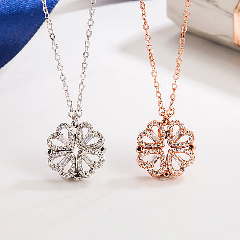 Collana cuore magnetica da donna