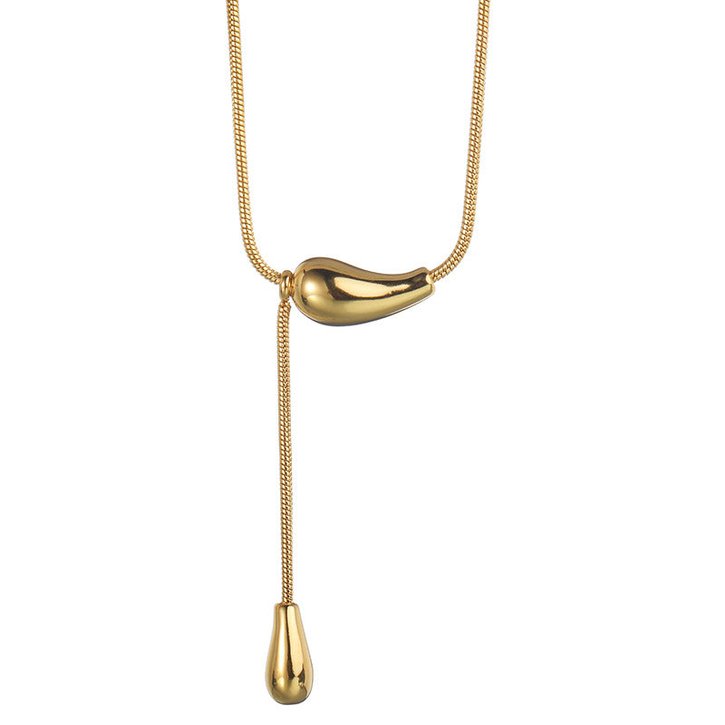 Collana acciaio al titanio