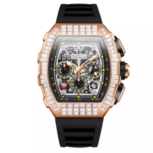 Orologio quadrato stella da uomo
