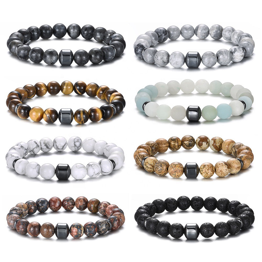 Bracciale occhio di tigre elastico