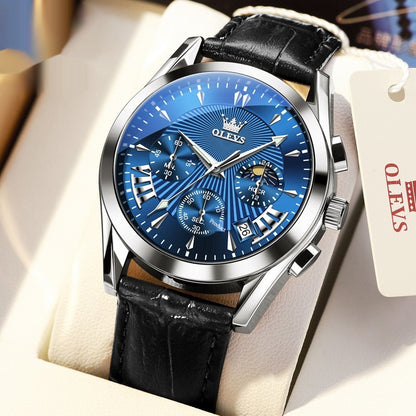 Orologio da uomo con calendario multifunzione