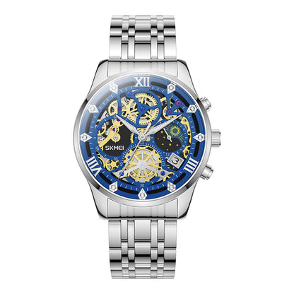 Orologio scheletrato al quarzo da uomo