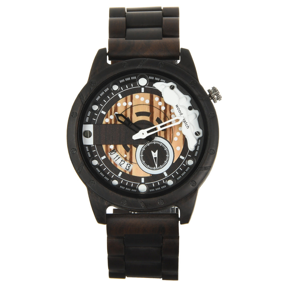 Orologio da uomo in legno Quarzo