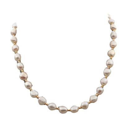 Parure perle barocche acqua dolce