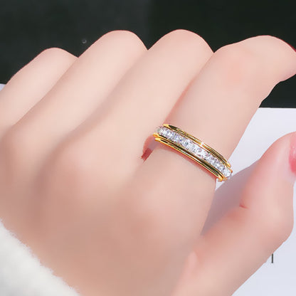 Anello Quadrato diamante