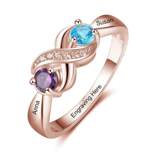Anello cuore pietra