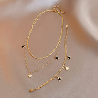 Collana Pentagramma Oro