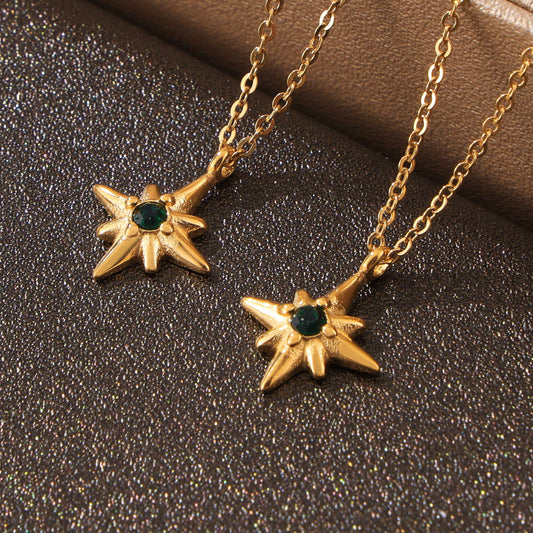 Collana stella e zircone