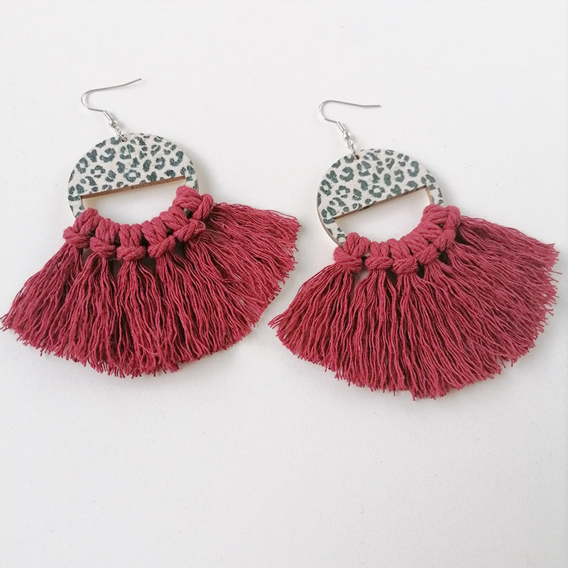 Orecchini conchiglia nappe