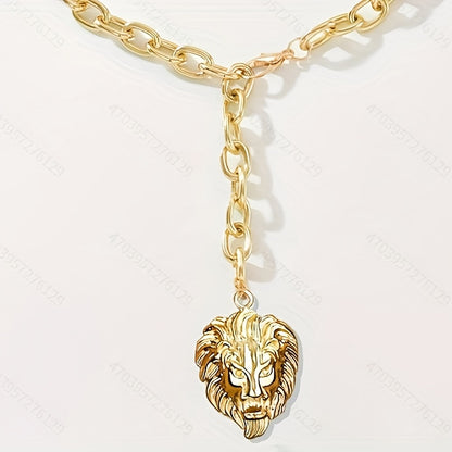 Collana testa di leone retrò