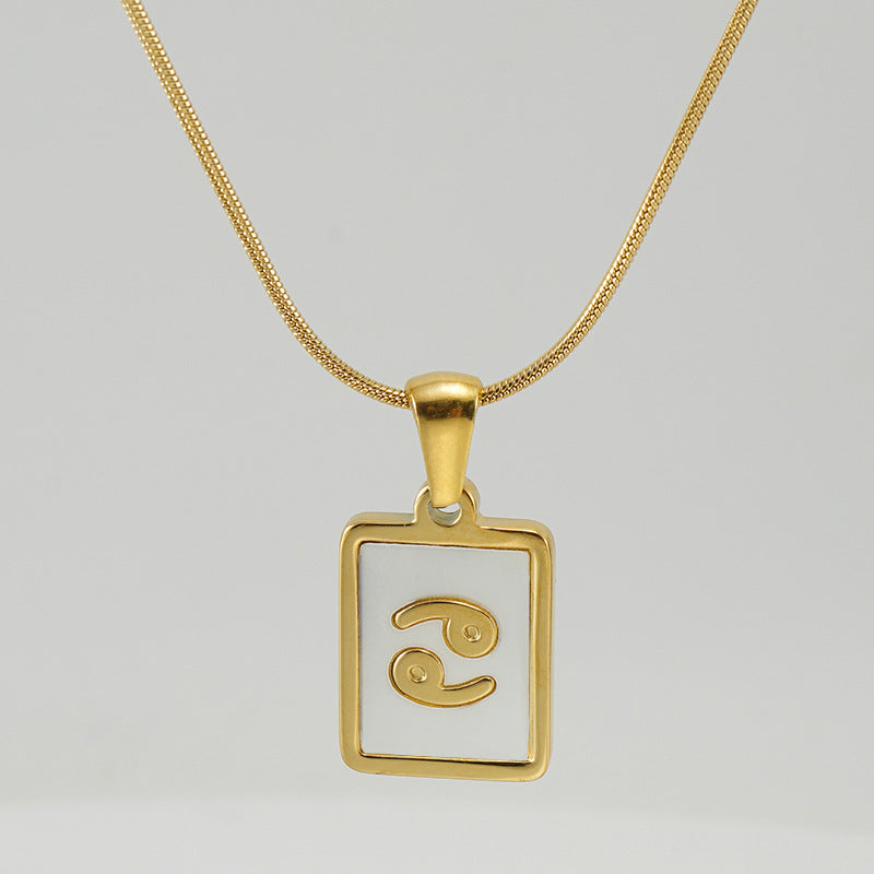 Collana costellazione acciaio