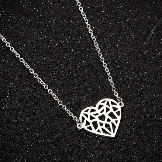 Collana stella amore minimalista