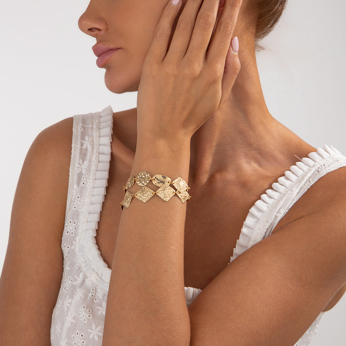 Bracciale martellato