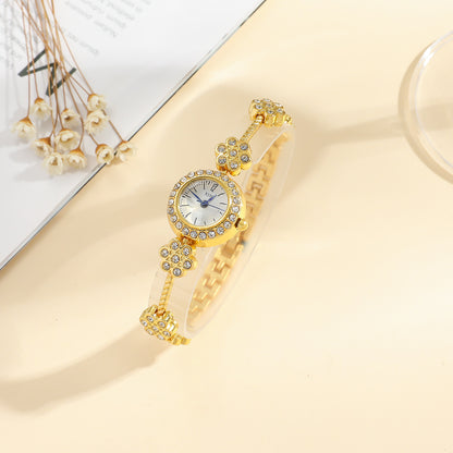 Orologio da donna con diamanti bracciale