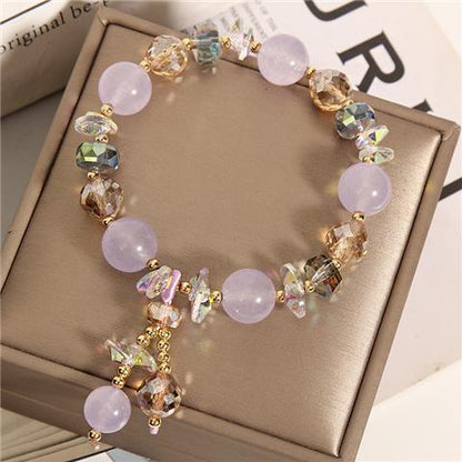 Bracciale cristalli blu mare