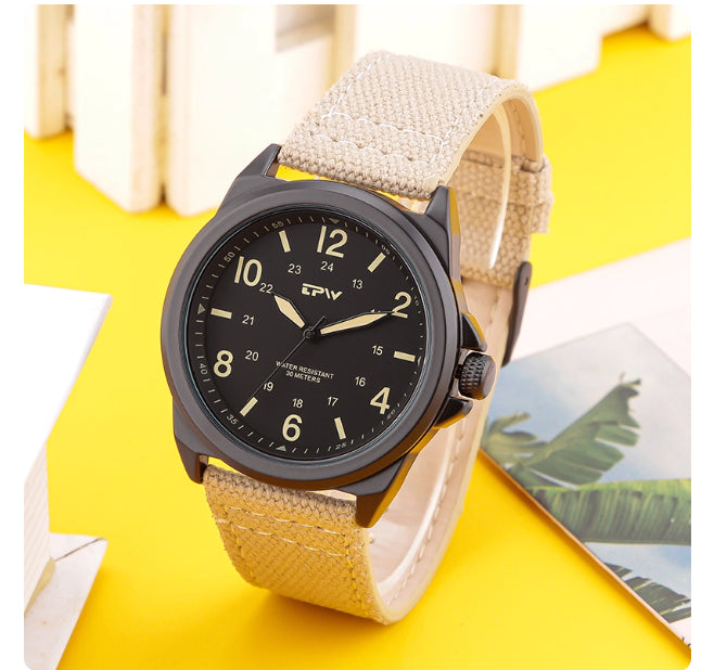 Orologio quarzo retrò semplice