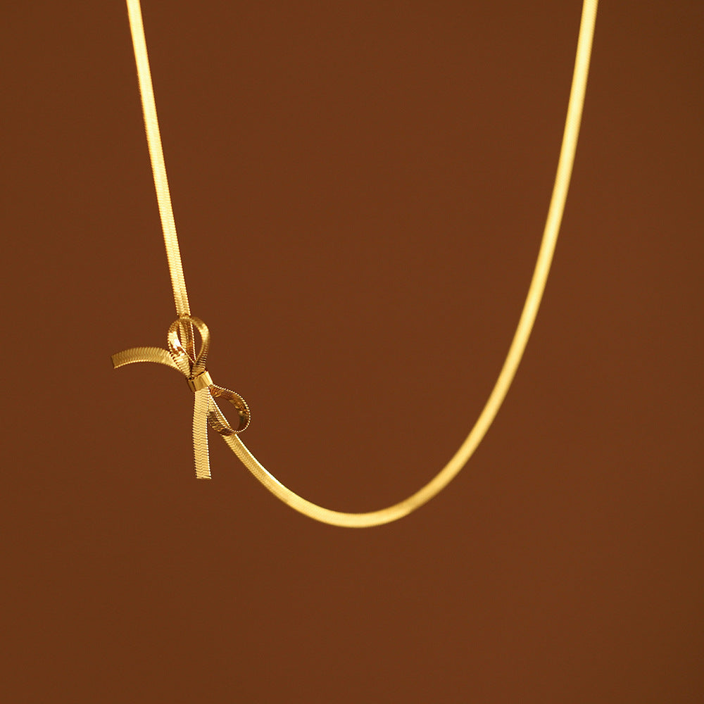 Collana catena oro titanio