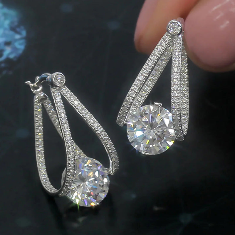 Orecchini zircone San Valentino