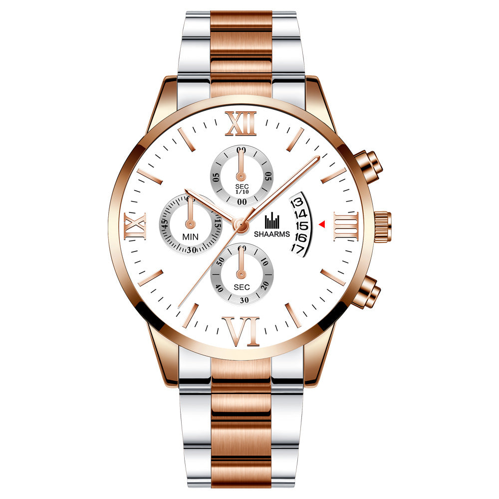 Orologio uomo acciaio business