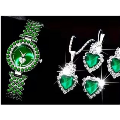 Orologio cristalli colorati