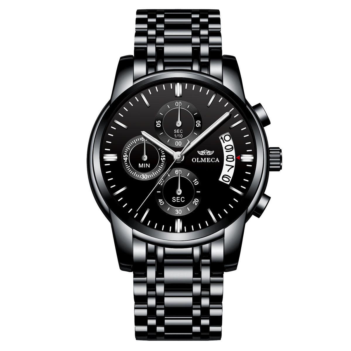 Orologio acciaio luminoso farfalla