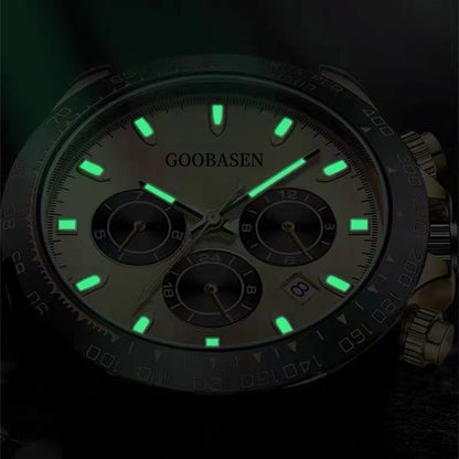 Orologio uomo stile meccanico calendario