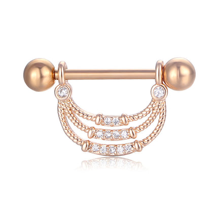 Anello zircone traforato
