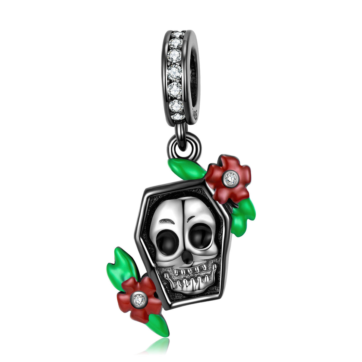 Collana teschio argento 925