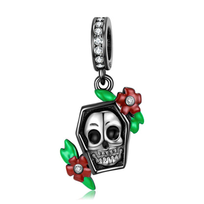 Collana teschio argento 925